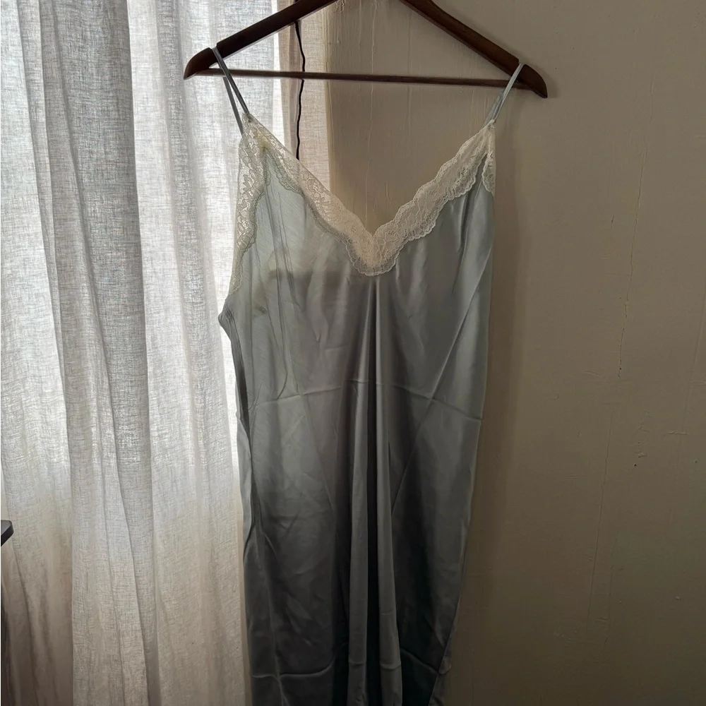 Annabelle satine lace slip nightgown - Picture 5 of 6